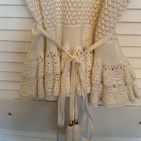 Milly Designer Crochet Top - Picture 3 of 5